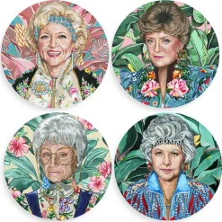 Online Tart by Taylor Golden Girls Coaster Set