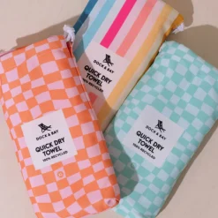Sale DOCK & BAY Groovy Check Quick Dry Towel