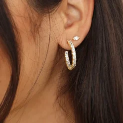 Online Melinda Maria Heiress Hoops 1"