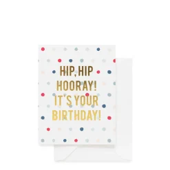 Hot Sugar Paper Hip Hip Hooray! Birthday Card