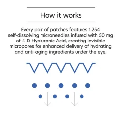 Online PCA Skin Hyaluronic Acid Microneedle Eye Patches