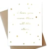 Fashion Abigail Jayne Design I Love You More Than All The Stars Card
