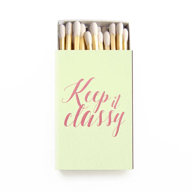 Hot TEA AND BECKY Keep It Classy Matchbox