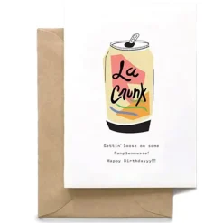 Best Spaghetti & Meatballs La Crunk Birthday Card