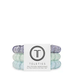 Fashion TELETIES Large 3 Pack Sunny Days AheadTotally TurquoiseJet BlackRose WaterCoconut WhiteCrystal ClearSprung OutMade Me BlushOrchid OasisSparkles & SpiritsBora BoraAntiguaArubaSilver FlamesToastedBoneyardTalk to the Bow