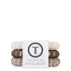 Fashion TELETIES Large 3 Pack Sunny Days AheadTotally TurquoiseJet BlackRose WaterCoconut WhiteCrystal ClearSprung OutMade Me BlushOrchid OasisSparkles & SpiritsBora BoraAntiguaArubaSilver FlamesToastedBoneyardTalk to the Bow