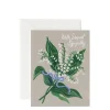 Clearance RIFLE PAPER CO. Lily of the Valley Sympathy Card