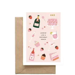 Clearance Spaghetti & Meatballs Lookin' Like A Snack Birthday Card