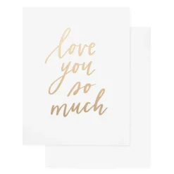 Clearance Sugar Paper Love You So Much Card