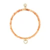 New BUDHAGIRL Luna Bracelet - Heart Charm