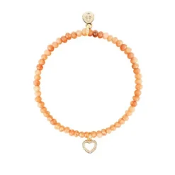 New BUDHAGIRL Luna Bracelet - Heart Charm