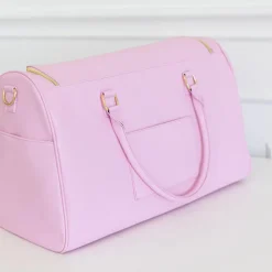 Sale Hollis Lux Weekender Bag NudeBlushHot PinkBlush MetallicPixie Pink