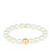 Hot BUDHAGIRL Mala Beaded Bracelet - White Pearl