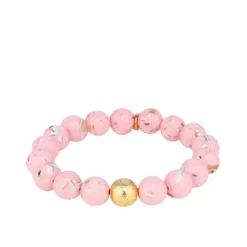 New BUDHAGIRL Marble Beaded Bracelet EtoileBlush