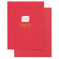 New Sugar Paper Missing You This Christmas Card