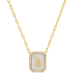 New Tai Rittichai Mother of Pearl Monogram Pendant ABCDEFGHJKLMNOPRSTVW