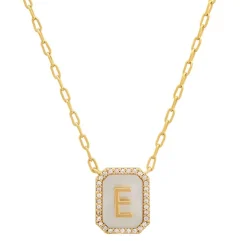 New Tai Rittichai Mother of Pearl Monogram Pendant ABCDEFGHJKLMNOPRSTVW