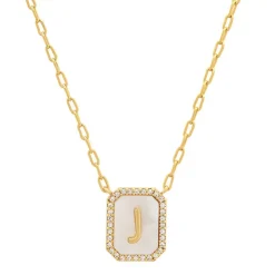 New Tai Rittichai Mother of Pearl Monogram Pendant ABCDEFGHJKLMNOPRSTVW