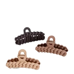 Outlet KITSCH Neutral Chain Claw Clips 3pc