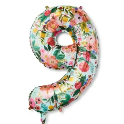 Best RIFLE PAPER CO. Numbered Foil Balloon 0123456789