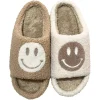 Outlet Miss Sparkling Open Toe Slippers - Happy Face
