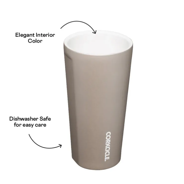 Outlet Corkcicle 16 oz. Pure Taste Tumbler - Latte