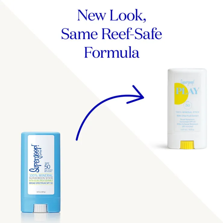 Clearance SUPERGOOP! PLAY 100% Mineral Sunscreen Stick SPF 45
