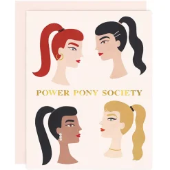 Best Girl W/ Knife Power Pony Society Card