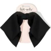 Fashion KITSCH Recycled Fabric Bow Hair Clip - Black