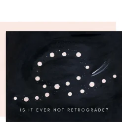 New Girl W/ Knife Retrograde Card