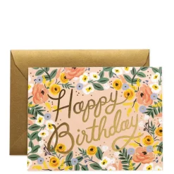 Outlet RIFLE PAPER CO. Rosé Birthday Card