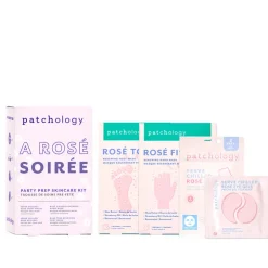 Online Patchology Rosé Soirée Party Prep Skincare Kit