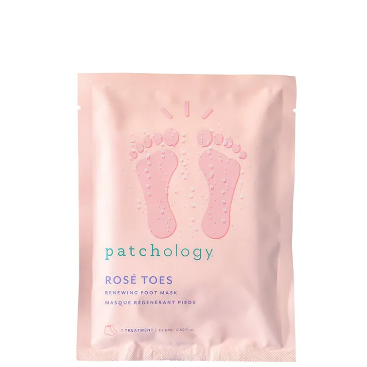 New Patchology Rosé Toes Renewing Foot Mask