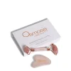 Hot Osmosis Rose Quartz Facial Roller & Gua Sha Set