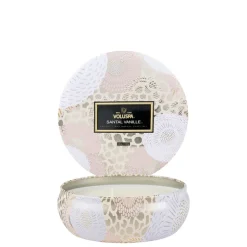 Outlet Voluspa Santal Vanille 3 Wick Tin Candle