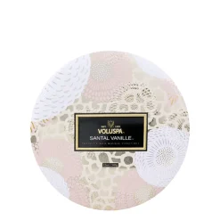 Outlet Voluspa Santal Vanille 3 Wick Tin Candle