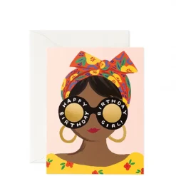 Fashion RIFLE PAPER CO. Scarf Birthday Girl Card