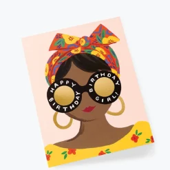 Fashion RIFLE PAPER CO. Scarf Birthday Girl Card