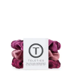 Hot TELETIES Scrunchie 3 Pack - Burgundy Bliss