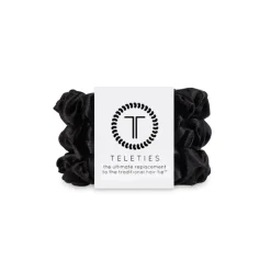 Clearance TELETIES Scrunchie 3 Pack - Jet Black