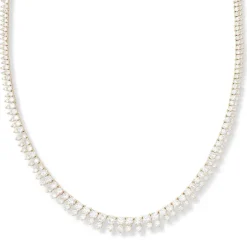 Hot Melinda Maria She's an Icon Riviera Tennis Necklace
