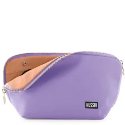 New Kusshi Signature Makeup Bag Bubble Gum PinkKelly GreenBlackCandy Apple RedGarnetJadePeach FuzzLavender