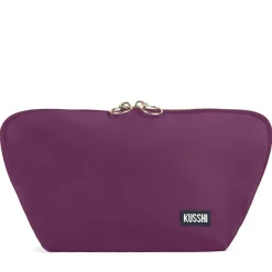 New Kusshi Signature Makeup Bag Bubble Gum PinkKelly GreenBlackCandy Apple RedGarnetJadePeach FuzzLavender