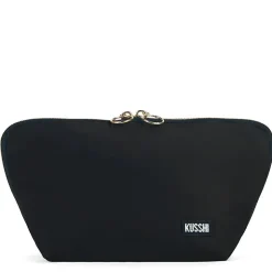 New Kusshi Signature Makeup Bag Bubble Gum PinkKelly GreenBlackCandy Apple RedGarnetJadePeach FuzzLavender