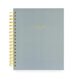 Fashion Sugar Paper 2025-2026 Signature Spiral Academic Planner - Dusty Blue
