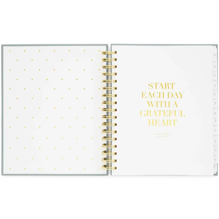 Fashion Sugar Paper 2025-2026 Signature Spiral Academic Planner - Dusty Blue