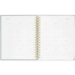 Fashion Sugar Paper 2025-2026 Signature Spiral Academic Planner - Dusty Blue