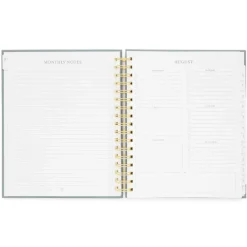 Fashion Sugar Paper 2025-2026 Signature Spiral Academic Planner - Dusty Blue