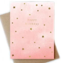 Online Abigail Jayne Design Soft Blush Stars Birthday Card