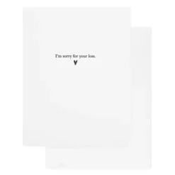 New Sugar Paper Sorry for Your Loss Card